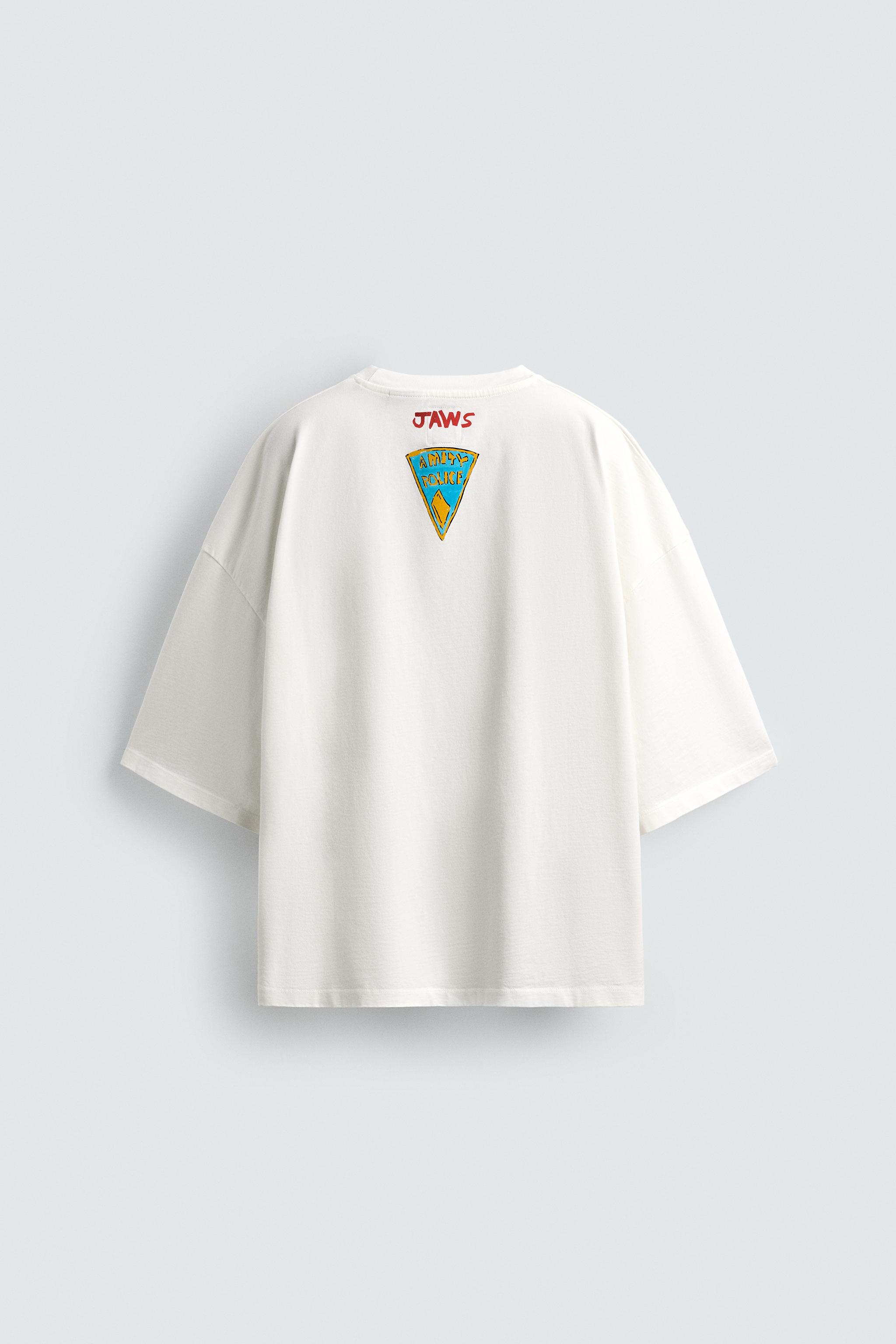 T-SHIRT ILLUSTRATION JAWS ©UCS LLC AND AMBLINX DYLAN´S CLUB X ZARA